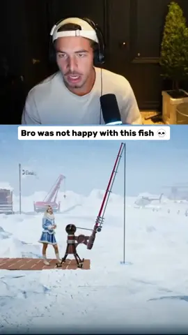 Bro was not happy with this fish 💀 #streamer #bigfish #kickstreaming 