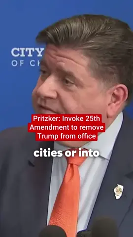 Illinois Governor JB Pritzker has called on the Cabinet to invoke the 25th Amendment to remove Donald Trump from power. Click link in bio for more 🔗