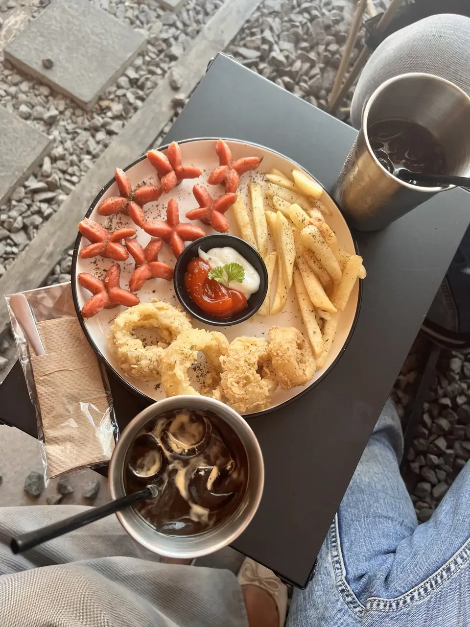 kalau cape kuncinya cuma makan