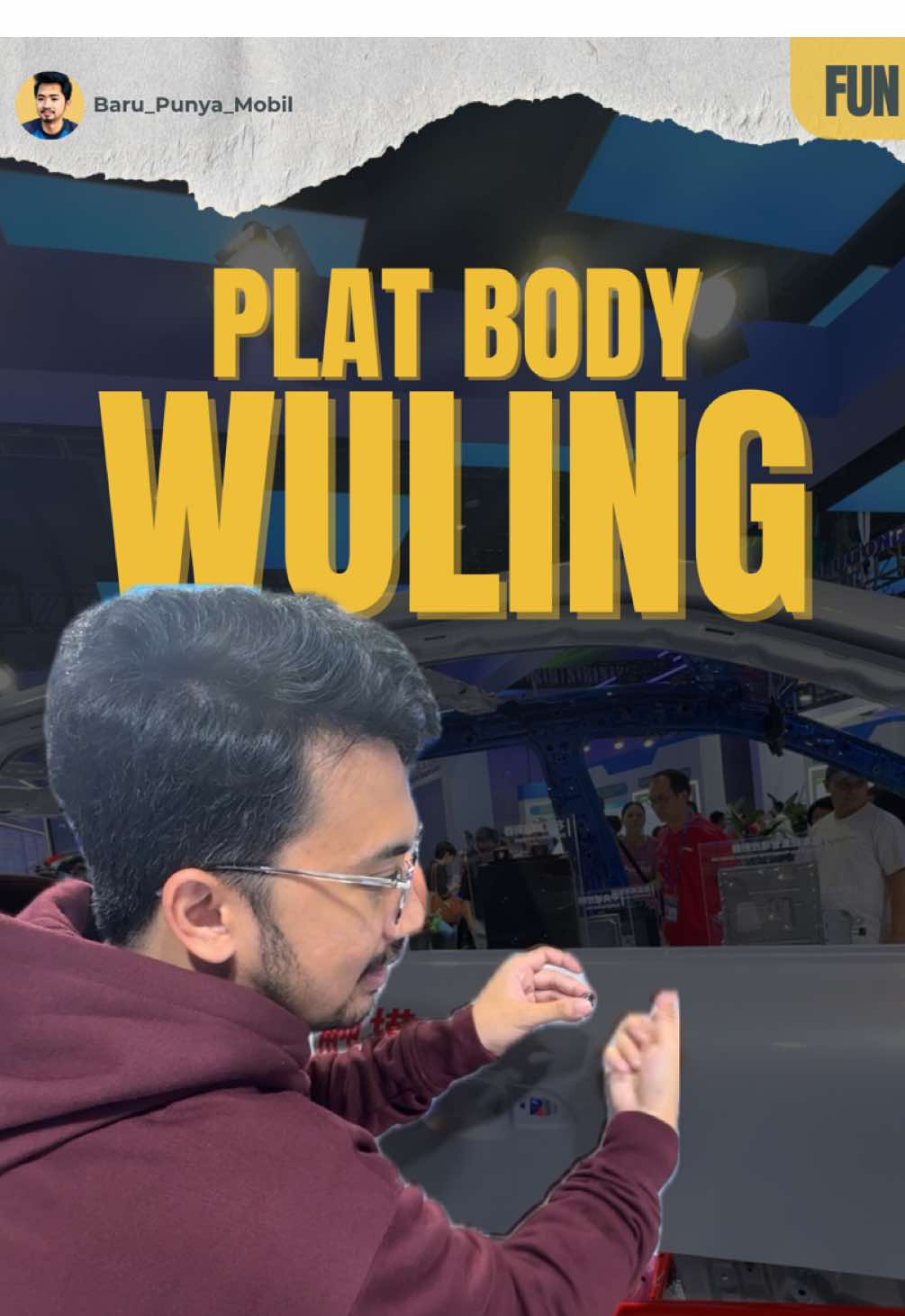 Wuling pamerin plat body tebelnya di China ASEAN Expo 2025 🤣🤣🤣 #MobilBaru #Wuling #MPV #EV #MobilBekas 