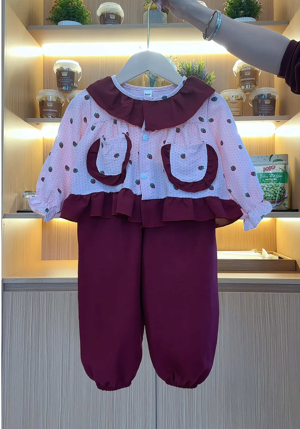 Set Thu Đông cho bé gái #thoitrangtreem #bodaitaychobe #bothudongchobe #bopijamachobe #bobegai 