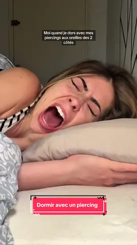 J’adore mes piercings mais parfois je regrette 😆 Je suis tombée pas mal de fois sur cette trend qui consiste à comparer notre sommeil à celui des autres 🤣 Bon bah vous savez tout ! 🤣🤣 #humour #pourtoi #foryou #piercings 