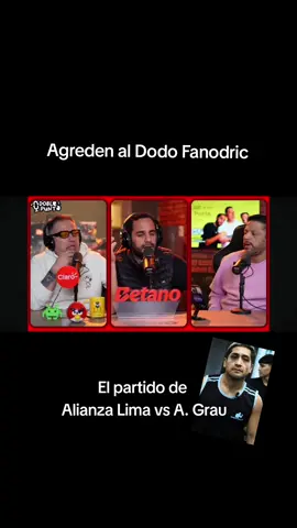 Fanodric fue agredido por hinchas en partido de Alianza lima y atlético grau. La agresión podría haberse dado por duras críticas al equipo blanquiazul. 