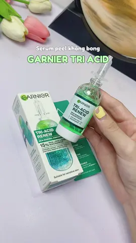 Serum peel làm mưa làm gió nhà Garnier chamda #garnierpartner #TikTokFinds #serumpeelxanh