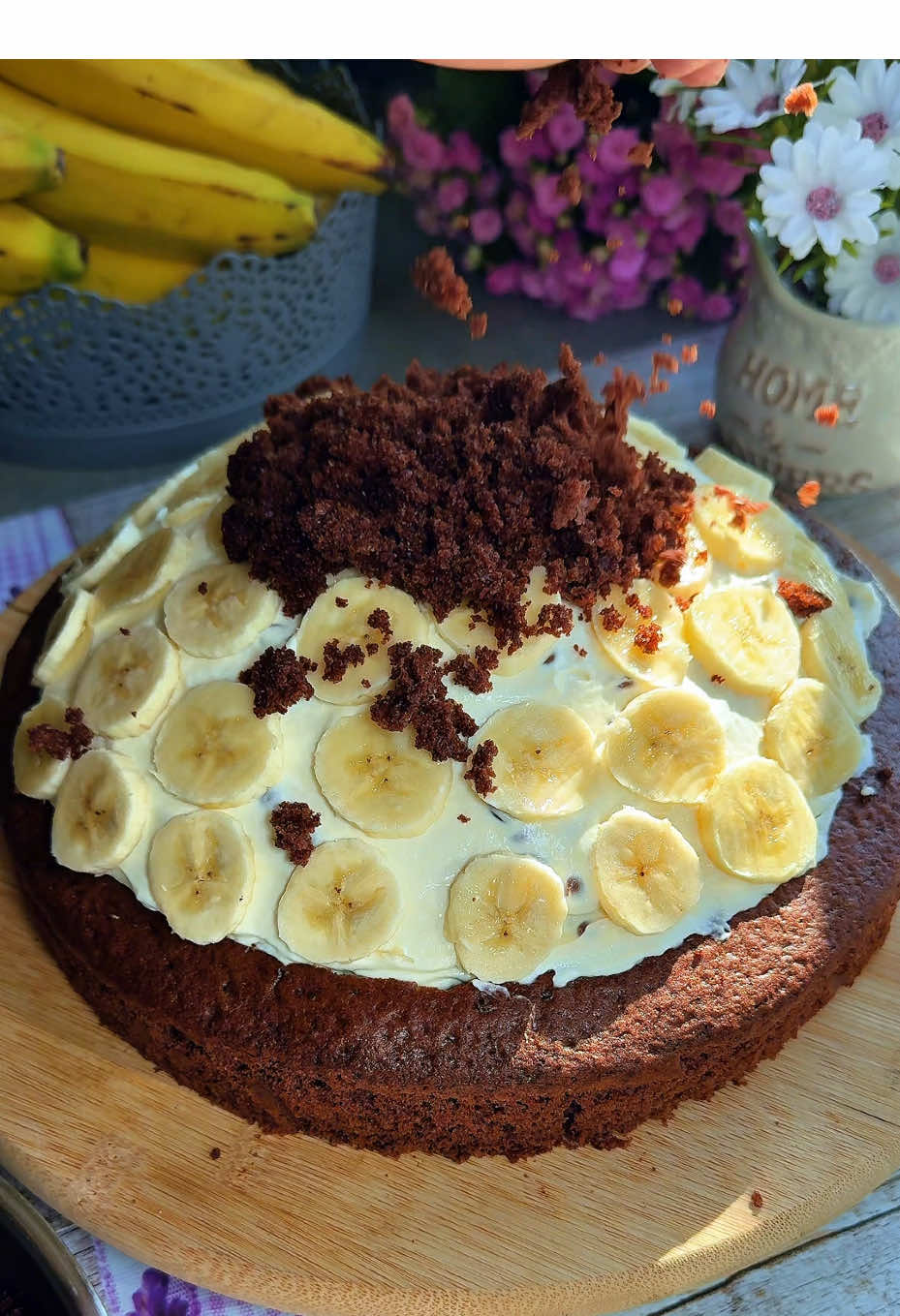 Deliciul Cârtiței: Tort Mușuroi cu Banane care Cucerește Toată Familia! 🍌🎉 #TortMusuroiDeCartita #fall #seasonalmenu #seasonaltreats #fallfood    