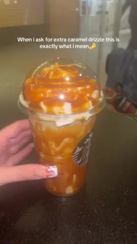 Hope the barista’s pillow is cold on both sides 🫶 #caramelfrappucino #carameldrizzle #starbucks #foryou 
