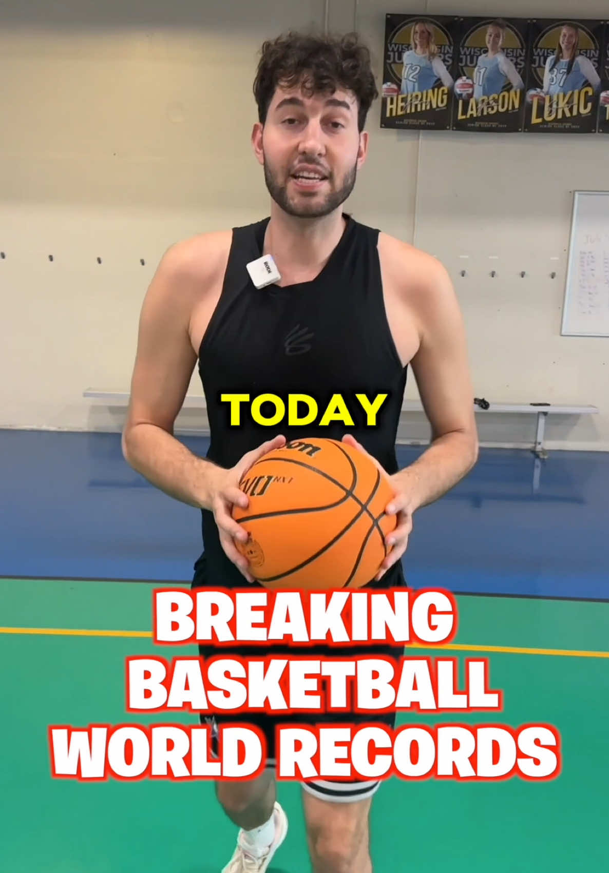 Attempting to break the world record for most dunks in a minute: #basketball #sports #dunk #worldrecord 
