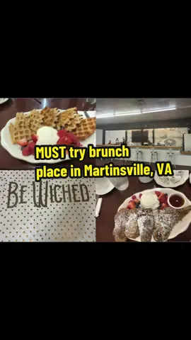 Must try brunch place in uptown Martinsville, VA You won’t leave hungry! Must try their beignets, which aren’t pictured & their maple syrup from Vermont 🤤 ##FoodTok##Foodie##restauranttok##foodietok##mouthwatering