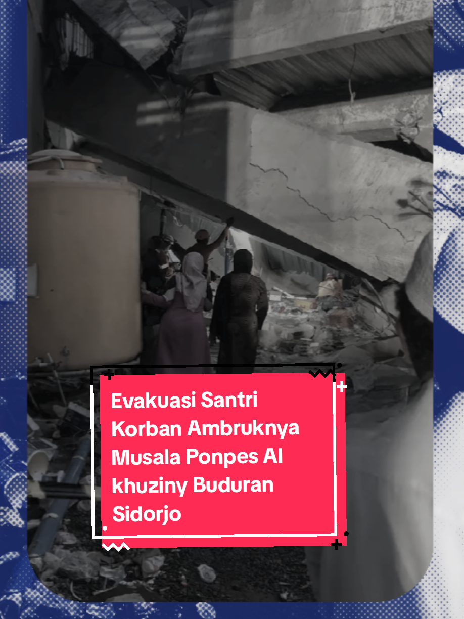 Update Terkini Ponpes Al Khoziny Buduran Sidoarjo: Dari pukul 12 dini hari hingga pagi hari, sekitar 7 santri telah berhasil dievakuasi. (mohon do'anya)  #evakuasi #alkhozinybuduran  #buduransidoarjo  #tragedi #musholla 