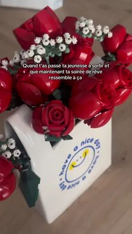 c’est ça d’avoir trop fait la fête 😭 @LEGO #legoroses #activitemanuelle #decoration #girlssupportgirls #chill 