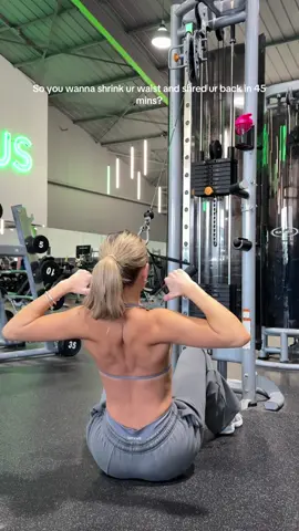 Minimal equipment 45 min back day for the girls 💋 wearing @DFYNE code RUBY as always 🫶🏻 #backdayworkout #minimalequipmentworkout #backdayforgirls #workoutroutine #GymTok 