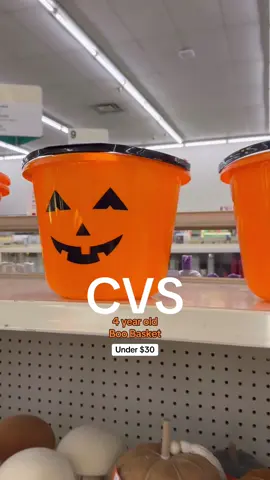 4 year old Boo Basket under $30 Make Halloween effortless stock up on all your must-haves at @CVS Pharmacy  #CVSHalloween  #CVSPartner  #CVSBooBasket 