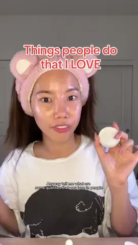 Traits I love in people 🥹 @KOPHER US @imfrom_us @PURITO SEOUL @REJURAN US @SKIN1004 US @TORRIDEN US @skinfood_global   #gurwm #grwm #skincare #kbeauty 