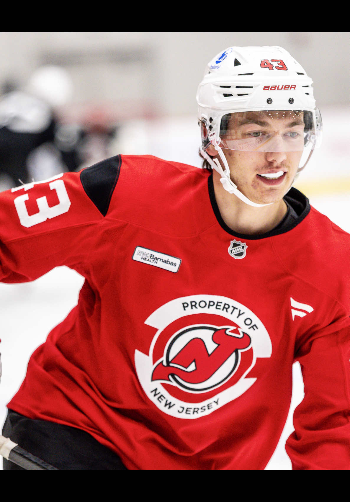 Luke who’s back 👀 #njdevils #lukehughes #return #firstdayback #fyp