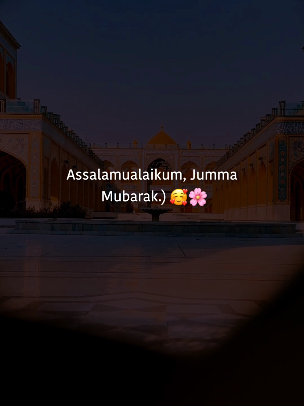Assalamualaikum,Jumma Mubarak.) 🥰🌸      #flypシ #foryou #foryoupage 
