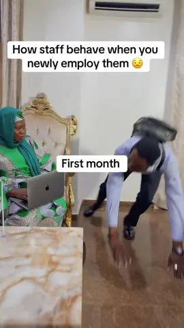 First month: ‘Good morning sir, good morning ma 🙏’ with joy. Few months later: they walk past like you’re not even there 😅. But here’s the truth — consistency in respect is what makes you stand out. Professionalism is not about how you start, it’s about how you maintain the same energy from day one till day 1,000. Respect doesn’t cost anything, but it pays everything #millionviews #respect #trendingvideo #bossmoves #officehumor 