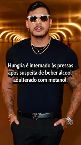 Hungria é internado às pressas após suspeita de beber álcool  adulterado com metanol