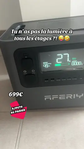 #generateur #generateurelectrique #electricite #camping #maison @TikTok Shop France @AFERIY.US 