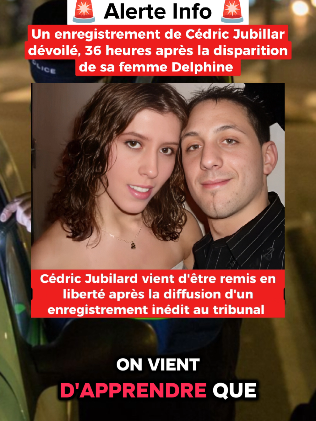 un enregistrement de Cédric Jubillar dévoilé, 36 heures après la disparition de Delphine. #faitsdivers #jubillar #proces #enregistrement #actu 