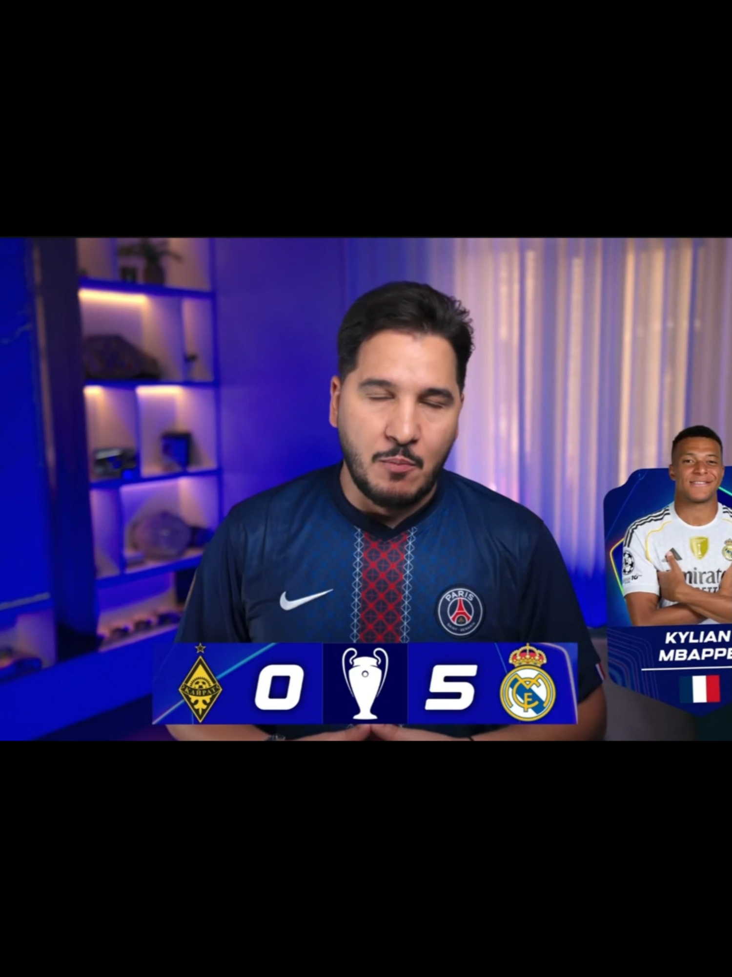 ⚡ ريال مدريد يقنع بالخمسة! تعليق محمد عدنان 😱🔥⚽️ #محمد_عدنان #دوري_أبطال_أوروبا #مبابي #فينيسيوس #realmadrid #ريال #برشلونه #مدريد #ريال_مدريد