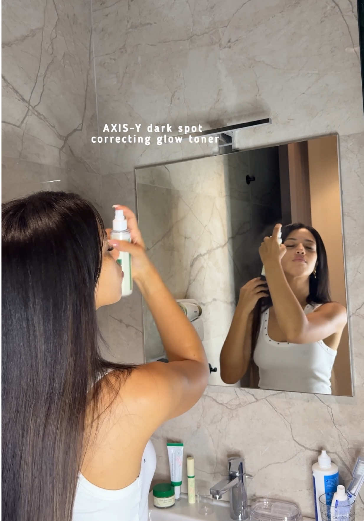 Skincare routine with @@AXIS-Y☁️🫧🧖🏼‍♀️