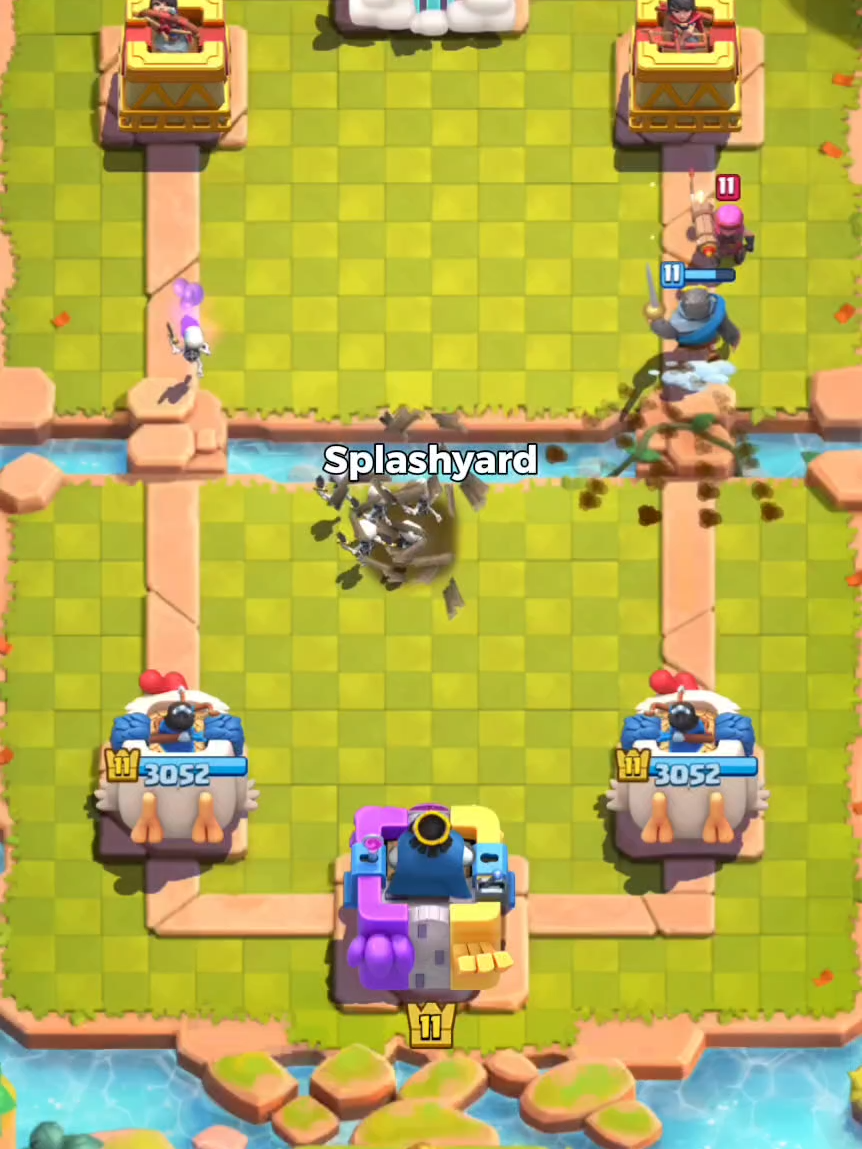 Isso é Splashyard... #clashroyale #clash #splashyard