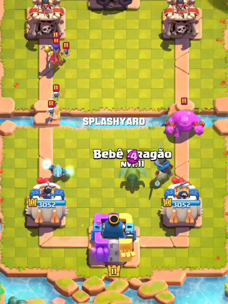 Isso é Splashyard... #clashroyale #clash #splashyard