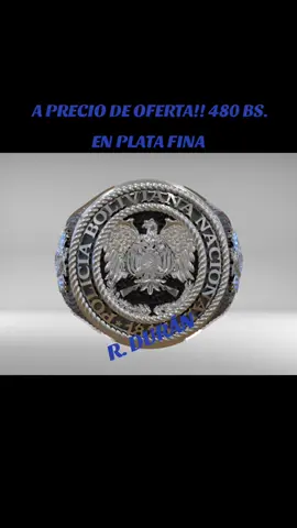 DISEÑOS PERSONALIZADOS EN PLATA FINA Y ORO 18K. DISEÑO POLICÍA BOLIVIANA NACIONAL. DISEÑO EXCLUSIVO A PEDIDO. SOMOS FABRICANTES DE JOYAS DE PLATA Y ORO. #oruro_bolivia🇧🇴 #3d #diseños #policiaboliviana #anapol 