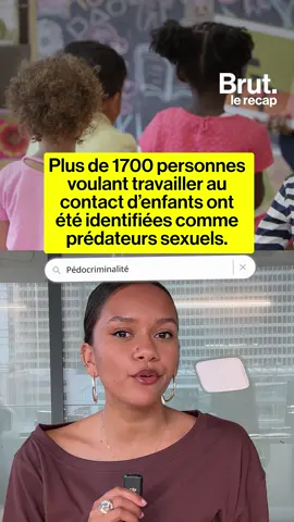 Il est 20h. Plus de 1700 personnes voulant travailler au contact d’enfants ont été identifiées comme prédateurs sexuels grâce à un nouveau dispositif. @Canelle Sab récap. 