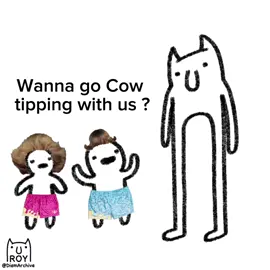 COW TIPPING #rotoscope #meme #joke #67 #animation