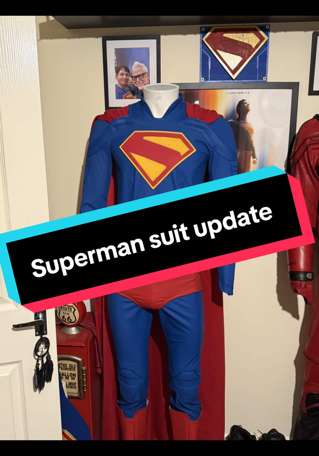 Superman cosplay update  . @DC @James Gunn . #superman #dc #cosplay #cosplayer #fyp 