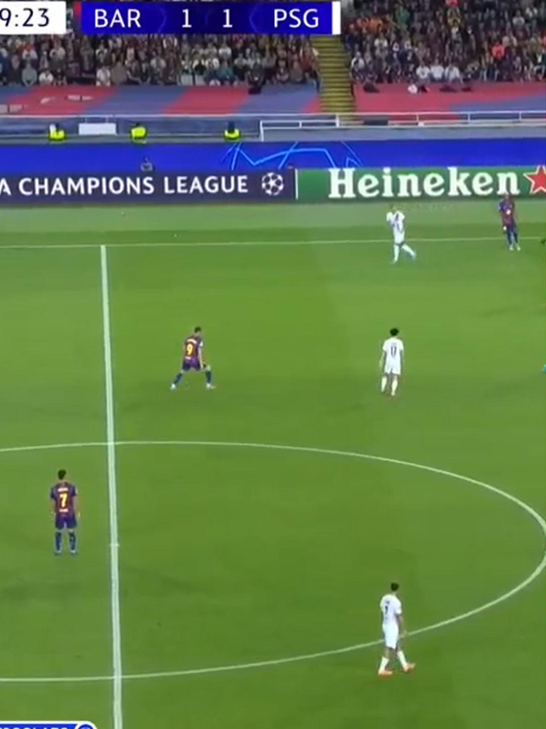 the knockout shot#psg ##Barcelona ##madridista #ucl