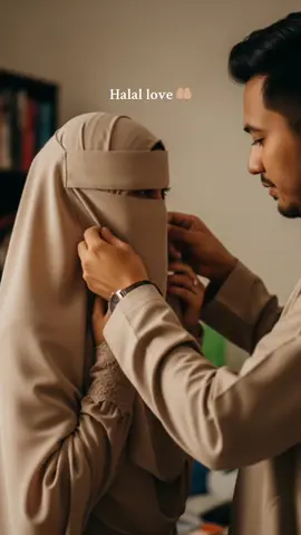 🤲🏼 This is halal love #islamic #abaya #hijab #niqab #fyp 