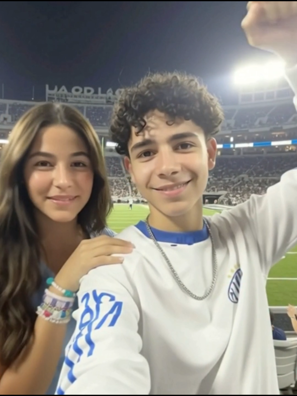Cristiano Junior with girlfriend 😍😍 #cristianojr #cristianoronaldojr #crisjr #Junior #fyp 