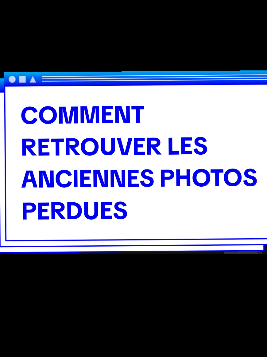 Comment retrouver les anciennes photos perdues #retrouver_photo #ancienne_photo #photo_perdu 