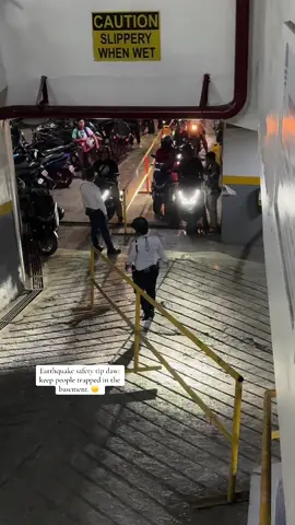 In light of the recent 6.9 magnitude earthquake that hit Cebu, I was deeply disappointed with how the building security handled the situation. Instead of allowing people to exit the basement, they stopped them from coming out “for safety purposes.” In reality, this decision put everyone at greater risk—especially if aftershocks had occurred, trapping people inside. Safety protocols should always prioritize evacuation, not confinement. #earthquake #cebu 