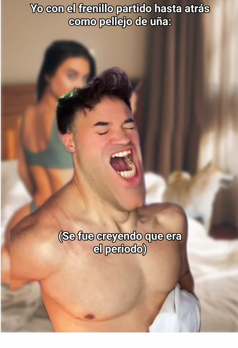 Me rompió el frenillo y ahora ni un hola 😗