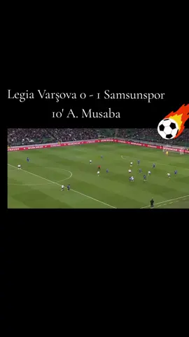Samsunspor Musaba'nın golü ile 1-0 önde. . . . #gol #samsunspor #musaba #uefaconferenceleague #keşfetteyizzz 