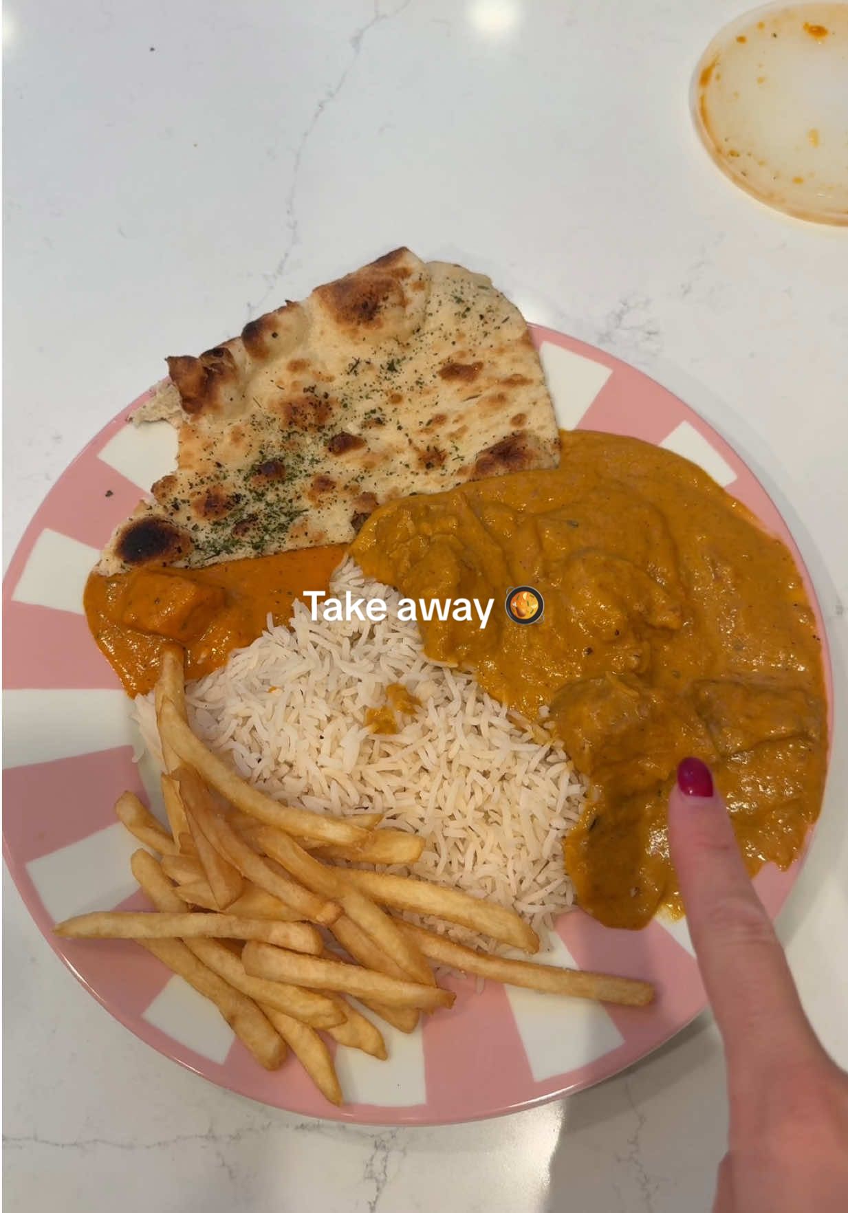 My first Indian take away as a Brit living in America 🇺🇸 ahaaaa I’ve missed this!!!  #eatwithme #america #usa #takeaway #cali 