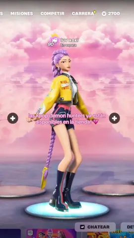 código xochiltmhx en la tienda! 💗 #fyp #GamerGirl #fortnite #huntrix #kpopdemonhunter 