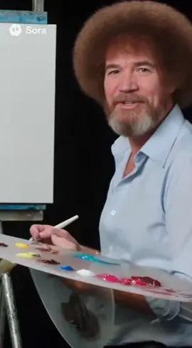 WHAT ?? 😂😂 #bobross 