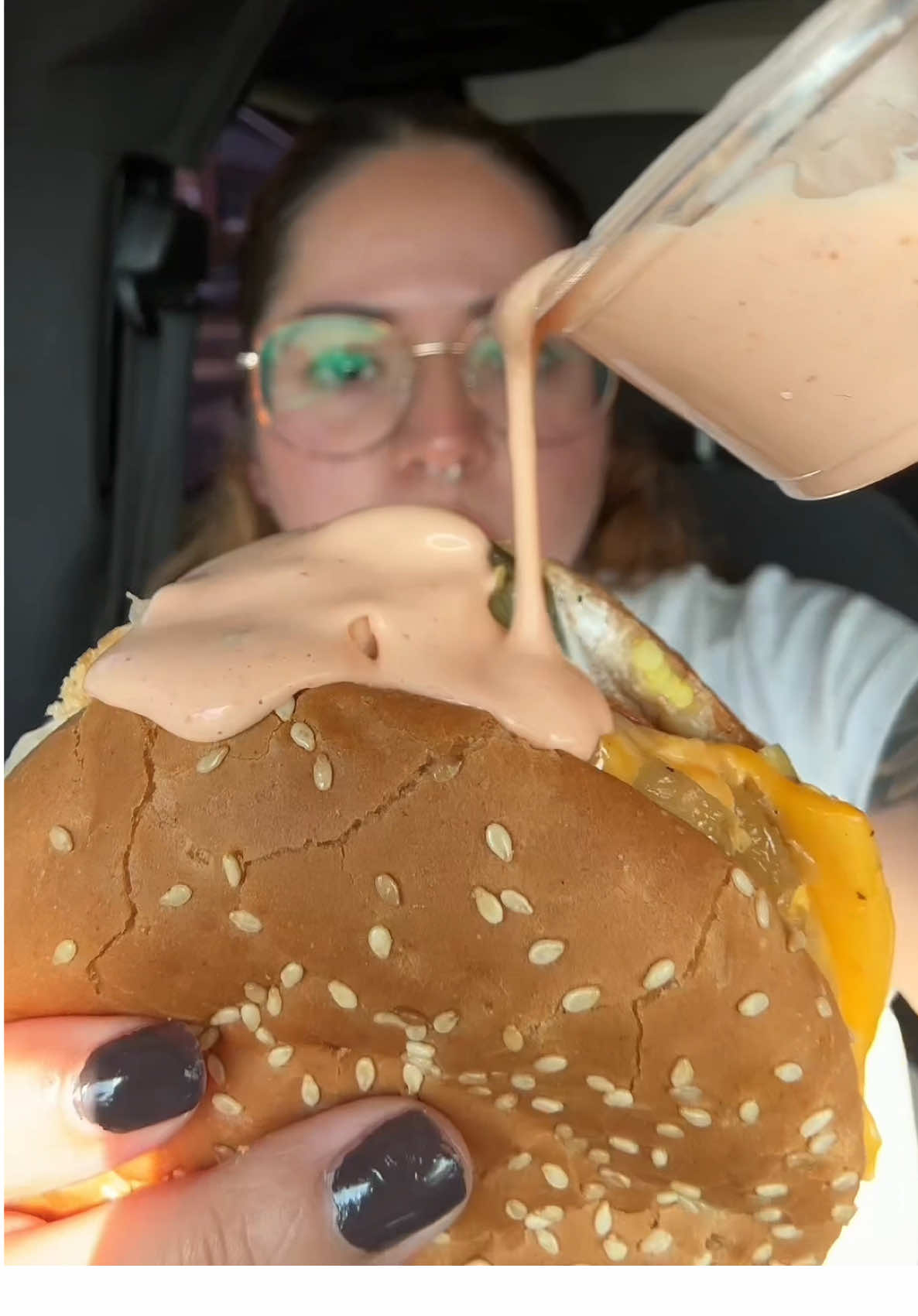 #Ad @Habit Burger & Grill mukbang🧡 made to order Charburger, crispy Fries, and Strawberry Limeade 😋 plus my must haves: xtra peppers + Housemade Spicy Ranch 🔥