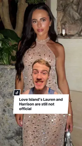 Love Island’s Lauren and Harrison are still not official #fyp #LoveIsland #loveislanduk #loveisland2025 #foryoupage 