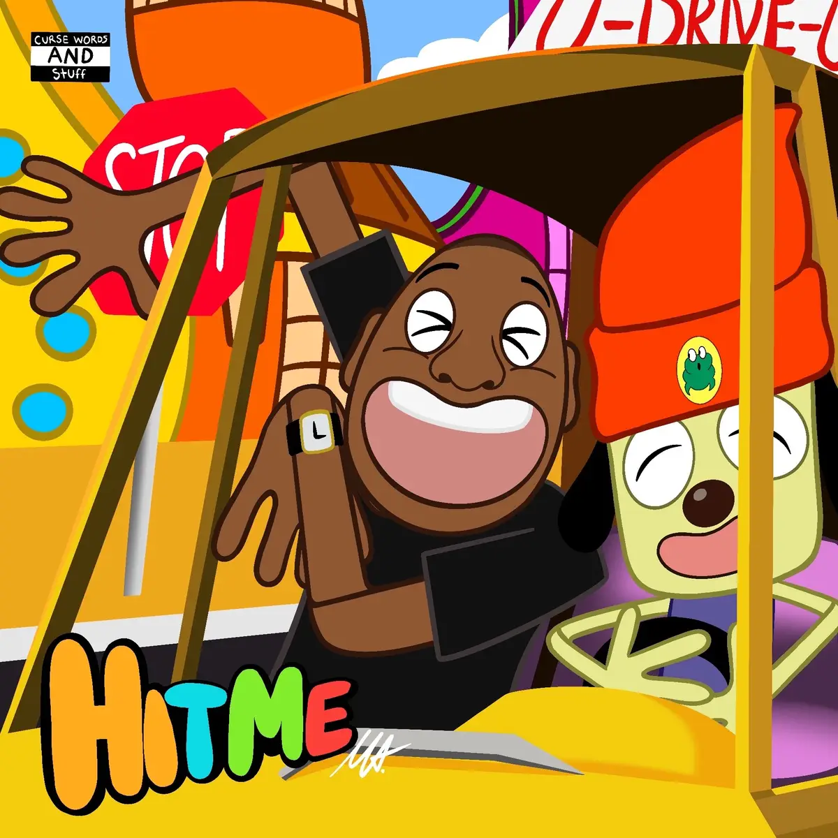 I remember when this mashup came out and loving it (I still do)  - Mashup by @ Malchezzar on YouTube 🔴 - #jayz #parappatherapper #art #music #hiphop 