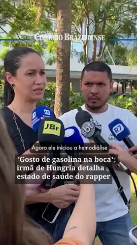 Manoela Hungria, irmã de Gustavo da Hungria Neves, detalhou na tarde desta quinta-feira (2/10) o estado de saúde do cantor, internado após intoxicação por bebida adulterada com metanol. De acordo com ela, o rappper começou a se sentir muito mal no início da manhã e relatou sentir 'gosto de gasolina na boca'.  O ministro da Saúde, Alexandre Padilha, confirmou, em coletiva de imprensa realizada no Ministério da Saúde, que a internação do rapper foi causada por ingestão de bebida alcoólica adulterada com metanol. É o primeiro caso confirmado no Distrito Federal. De acordo com Padilha, até o momento há 12 casos confirmados no país. ➡️ Acesse o site do Correio para ler a reportagem completa 🎥: Mariana Menhô/CB/D.A.Press #jornalismo #distritofederal #brasilia #correiobraziliense