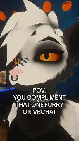 POV: YOU COMPLIMENT THAT ONE FURRY IN VRCHAT #furry #vrchat #furrytiktok #Furryfandom #furrycommunity 