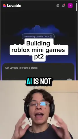 Building Roblox mini games in 60 seconds pt 2 (vibe coding session)