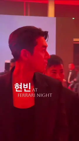 HyunBin at Ferrari Night in Singapore 🏎 2025 F1(@f1) 싱가포르 페라리 나잇에 등장한 현빈  🎥IG @1club.kr, @eyesmag #HyunBin #현빈