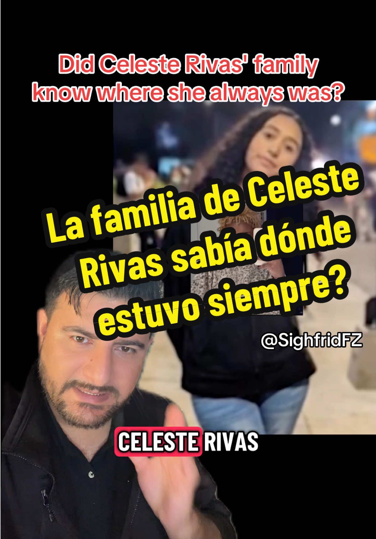 La familia de Celeste Rivas sabía dónde estuvo siempre? #D4VD #Davidburke #celesterivas #sighfridfz #sighfridfz2 