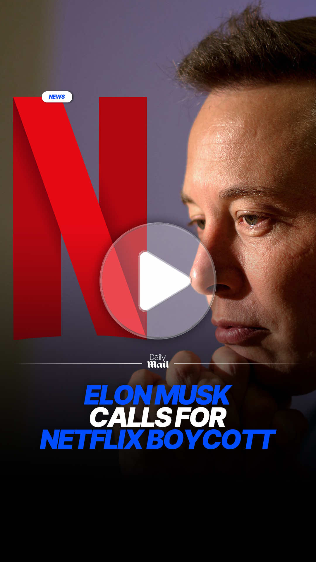 Elon Musk took to X to call on his 226.5 million followers to cancel their Netflix subscriptions after discovering a cartoon that features a transgender boy and bisexual girl. The show, Dead End: Paranormal Park, premiered on the streaming platform in 2022 but was canceled after two seasons. The show features a character who runs away from home to escape his grandmother who does not accept him for being gay and transgender. The show’s creator, Hamish Steele, was also under fire after old post were uncovered where Steele allegedly called the late conservative activist Charlie Kirk a Nazi. Musk chimed in on the discourse, encouraging others to cancel their Netflix saying he’d do the same. #dailymail #elonmusk #netflix #trans #news 